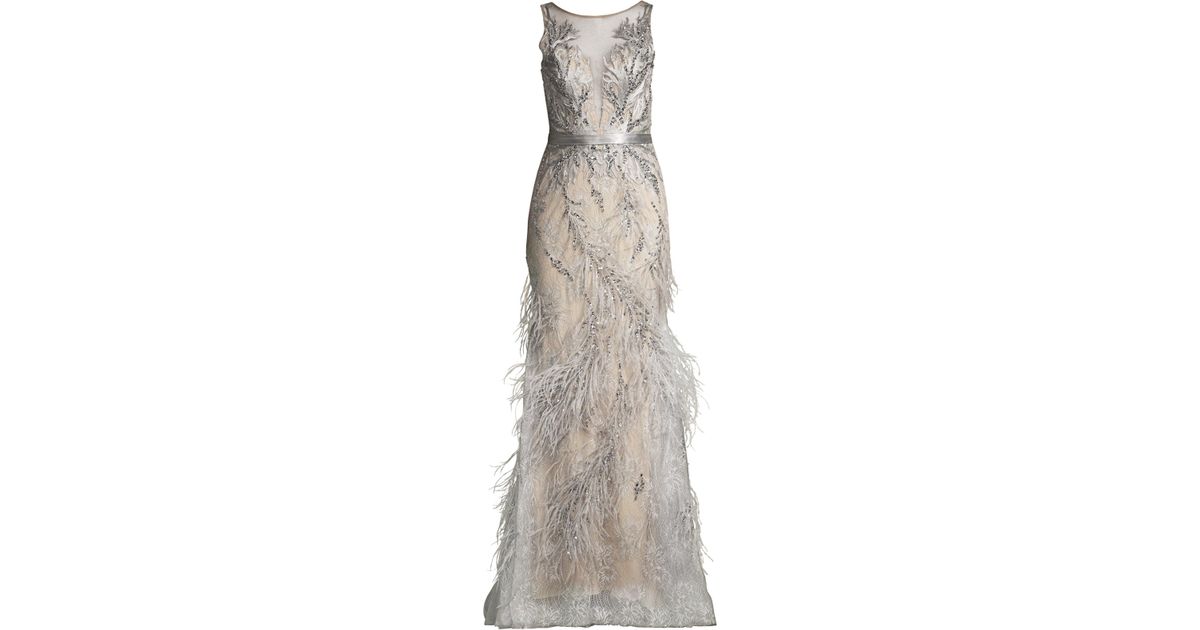 basix feather gown