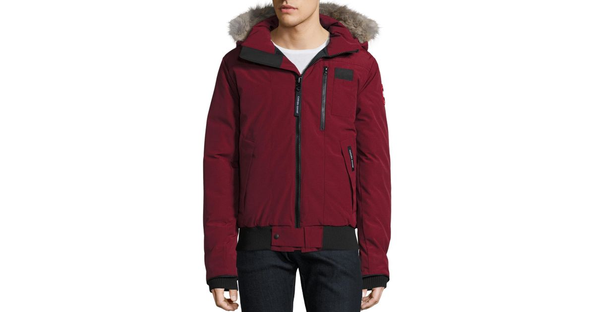 canada goose borden bomber red canada goose borden bomber red