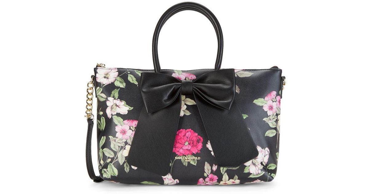 karl lagerfeld floral bag