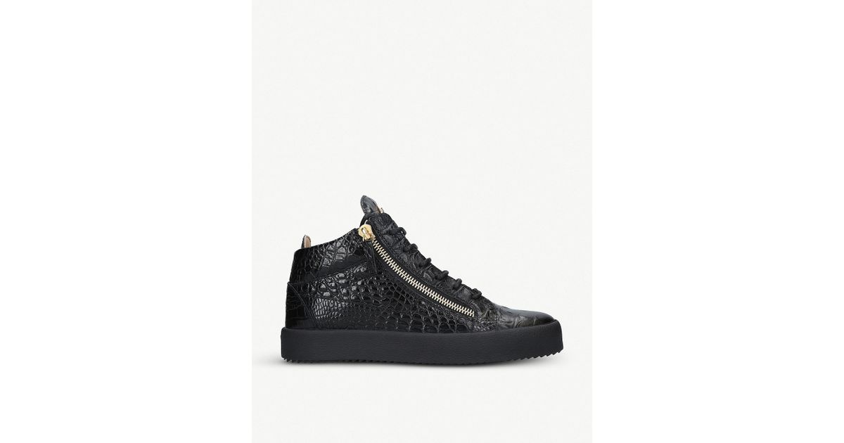giuseppe zanotti patent trainers