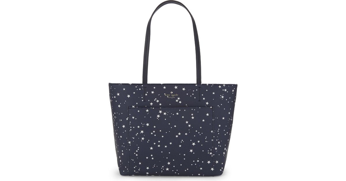 Lyst Kate Spade Hyde Lane Night Sky Riley Tote Bag In Blue