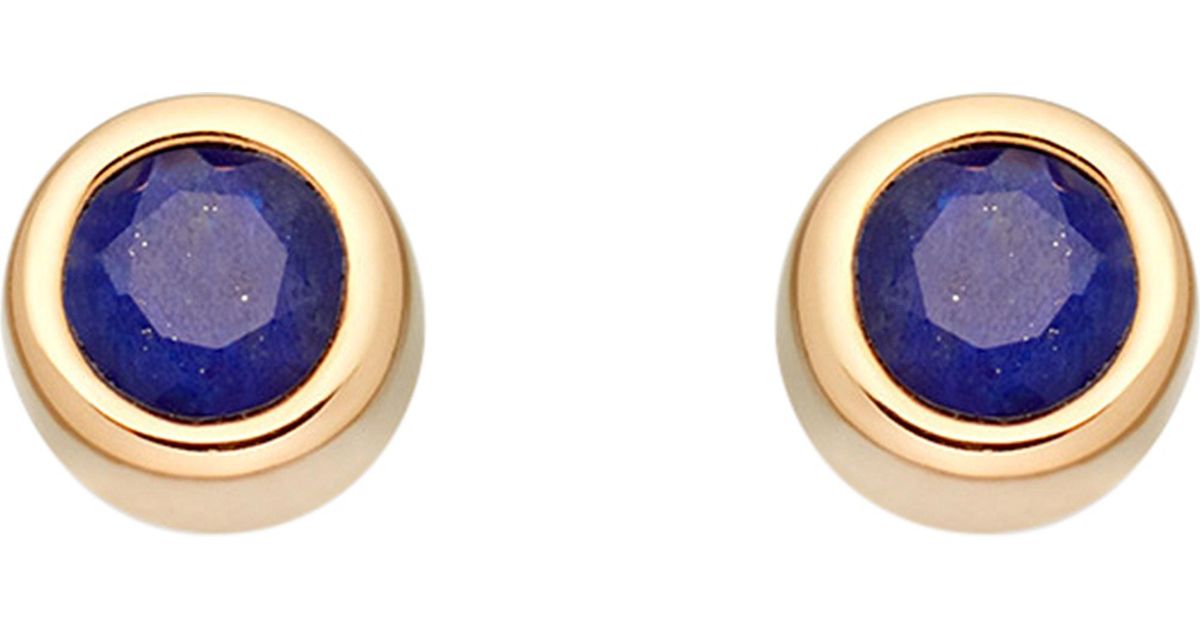 Lyst Astley Clarke Mini Stilla 18ct Yellow Gold Plated And Lapis Lyst Astley Clarke Mini Stilla 18ct Yellow Gold Plated And Lapis Lazuli Stud Earrings In Metallic
