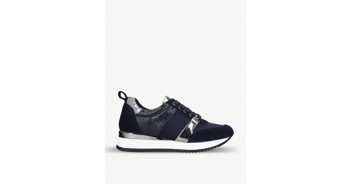 navy carvela trainers