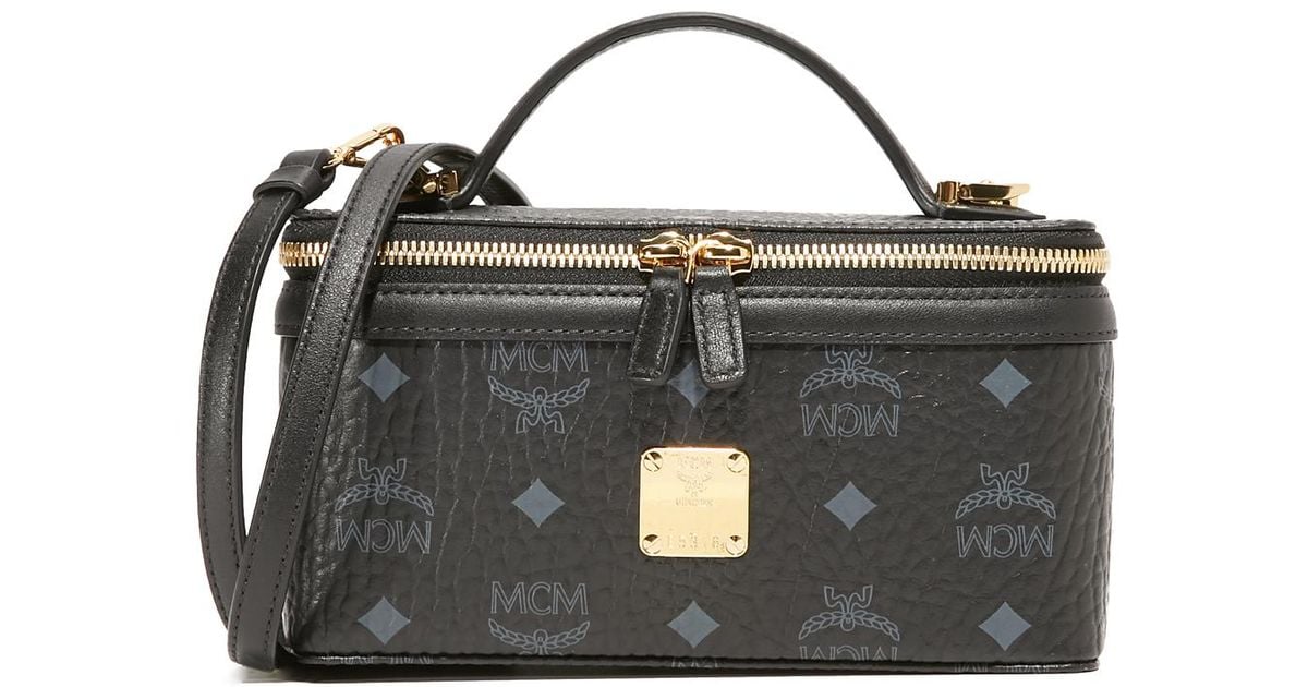 mcm black cross body bag