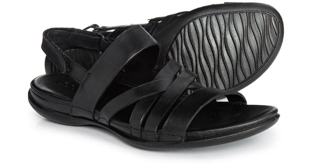 Ecco Flash Sandals in Black - Lyst