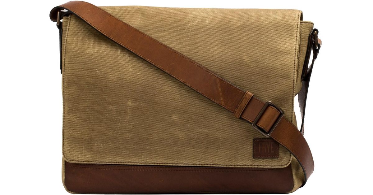 Frye Brown Carter Messenger Bag For Men