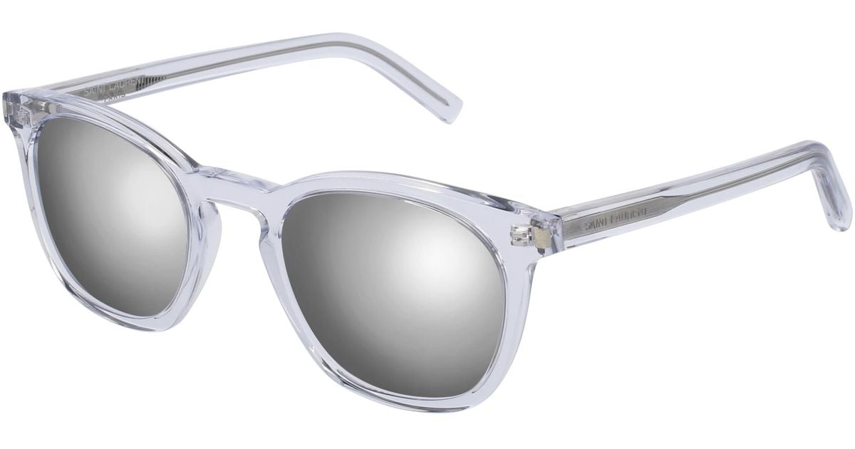 saint laurent slm16 rectangle sunglasses