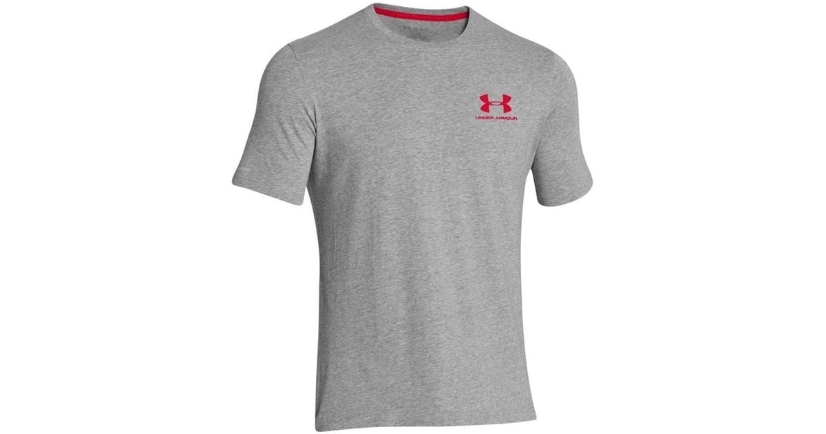 under armour sportstyle left chest lockup t shirt mens