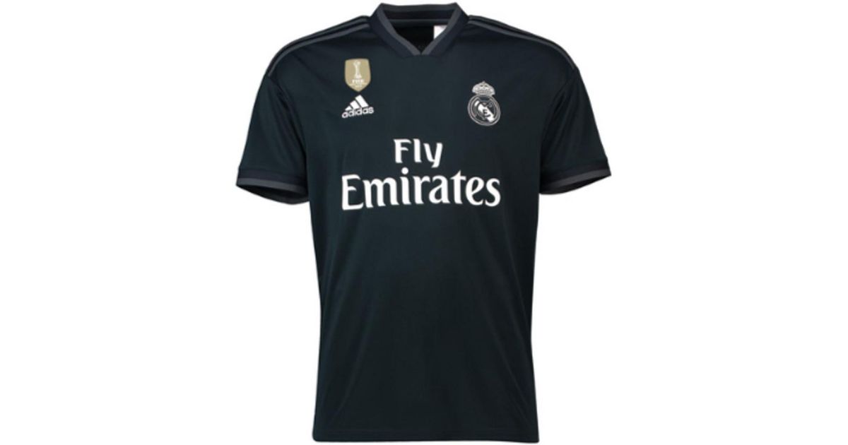 adidas 2018-2019 Real Madrid Away Football Shirt Men's T Shirt In Black for Men - Lyst