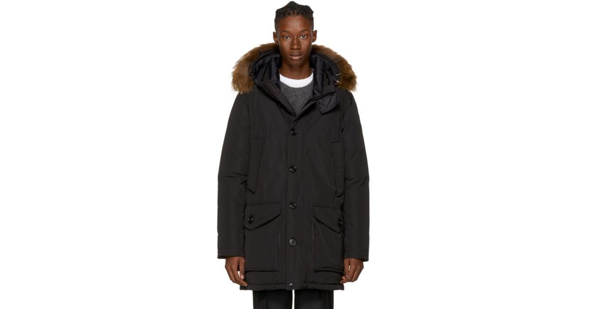 moncler black down river parka moncler black down river parka
