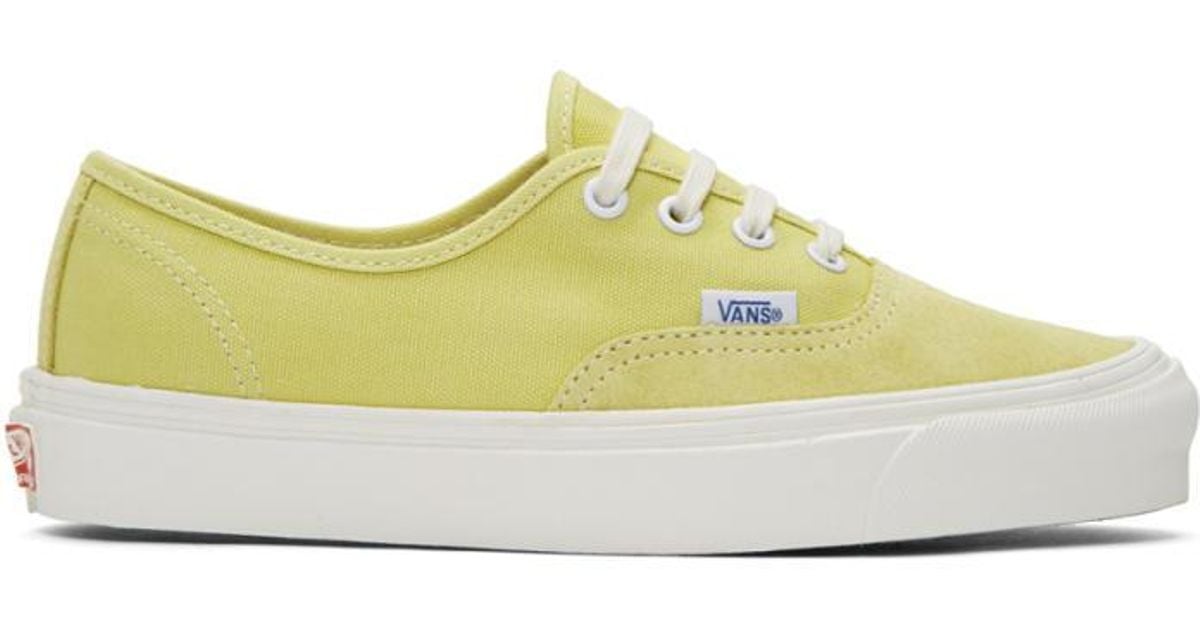 vans authentic yellow vans authentic yellow