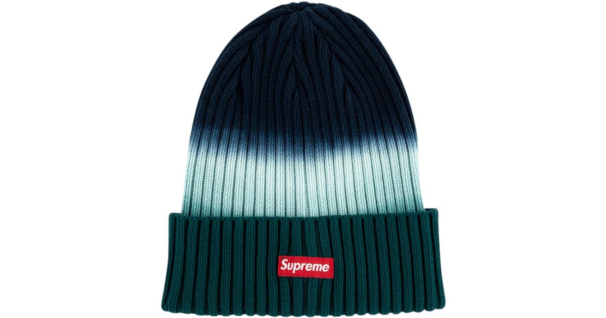 supreme overdyed beanie