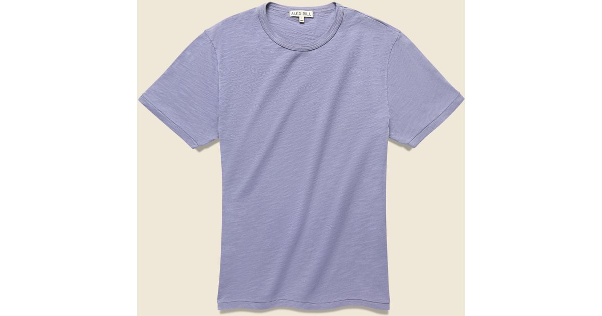 Alex Mill Standard Crew Tee Ceil Blue In Blue For Men Lyst