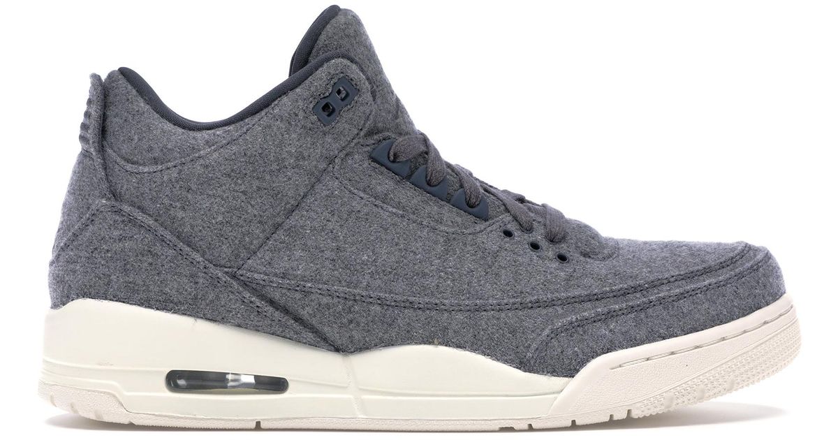 Nike 3 Retro Wool In Gray For Men - Lyst