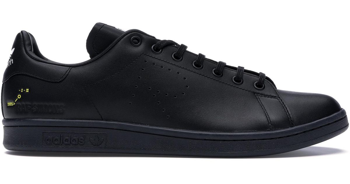 raf simons stan smith black