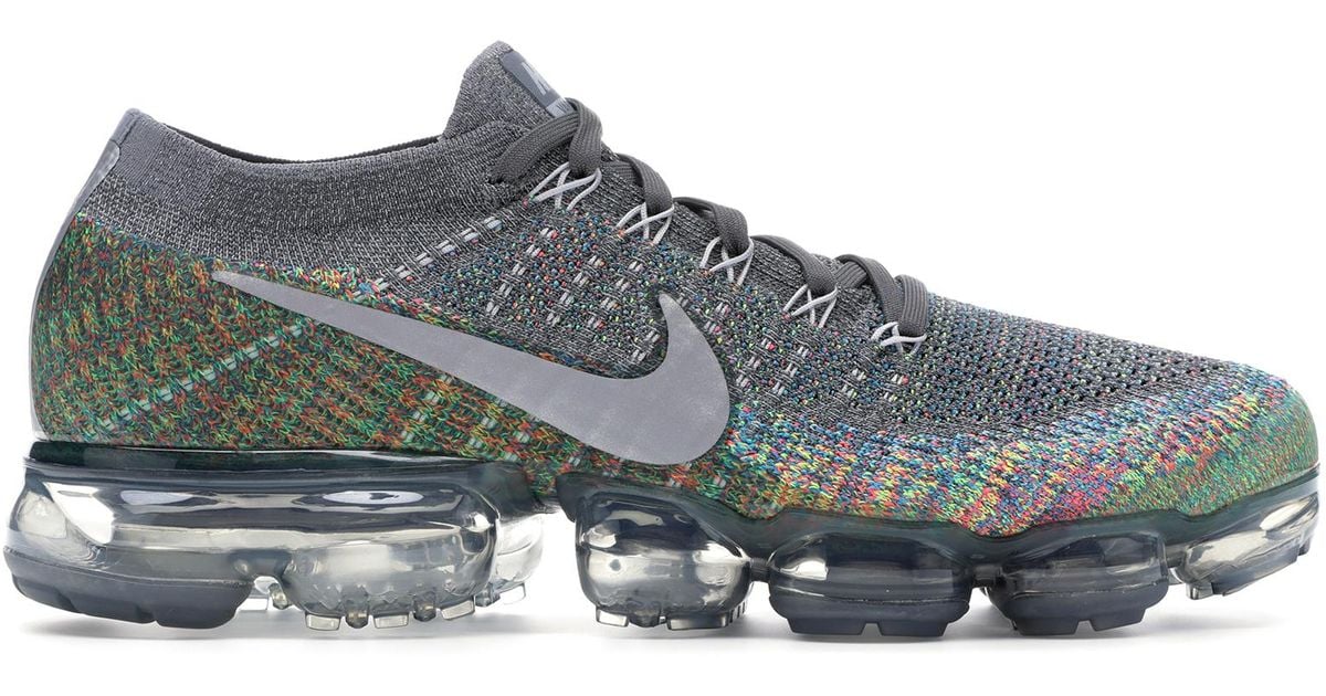 nike vapormax multicolor grey