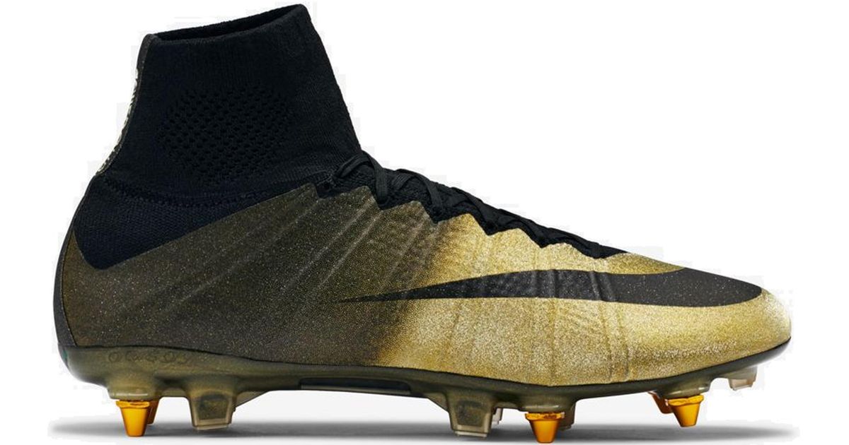 gold and black mercurials