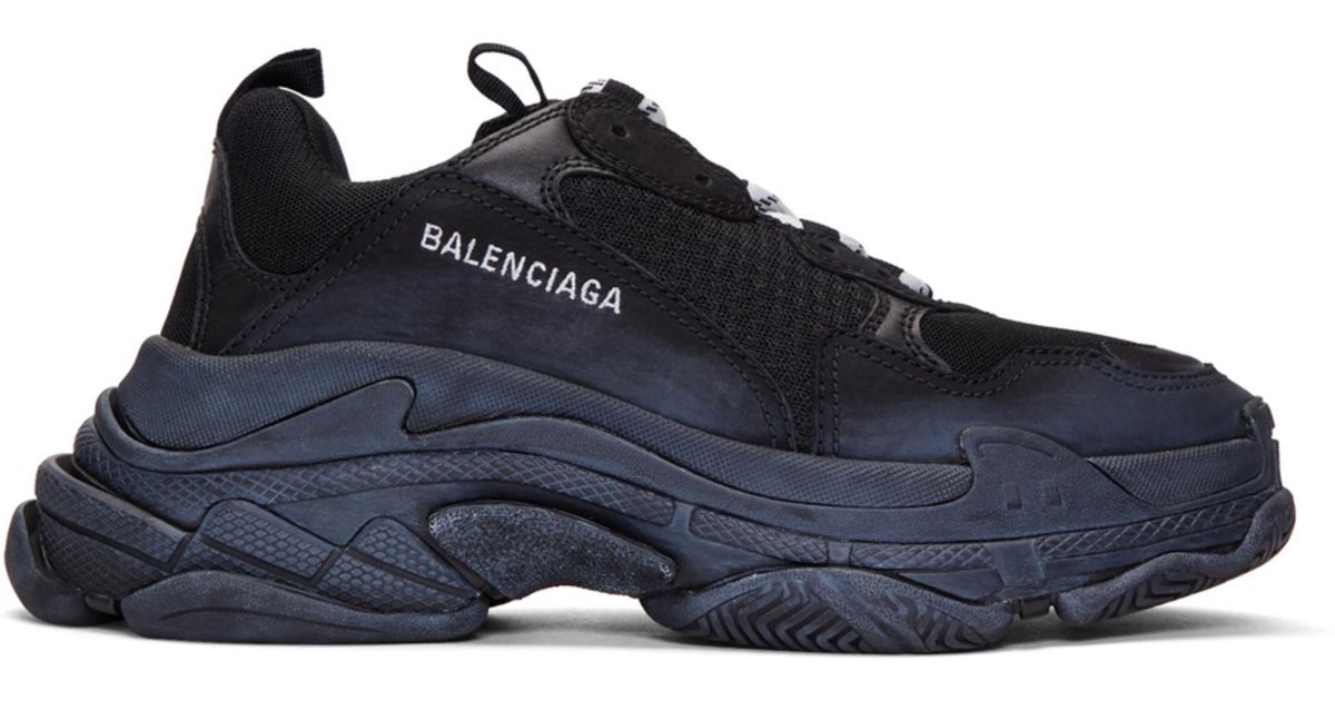 full black balenciaga