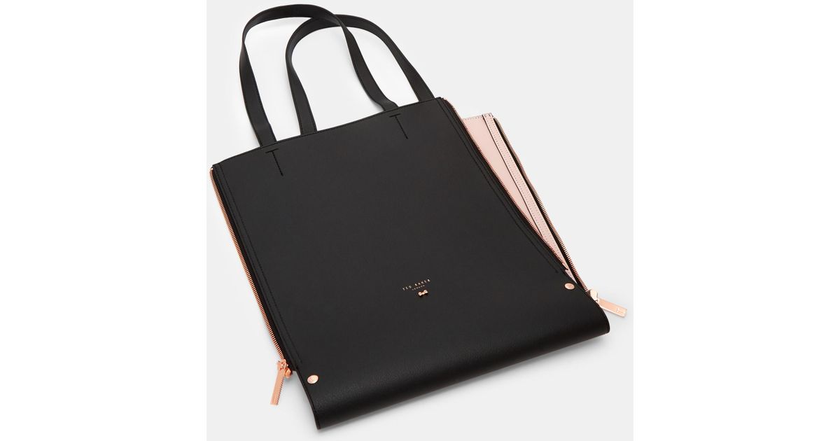 Ted Baker Black Mix And Match Tote Bag