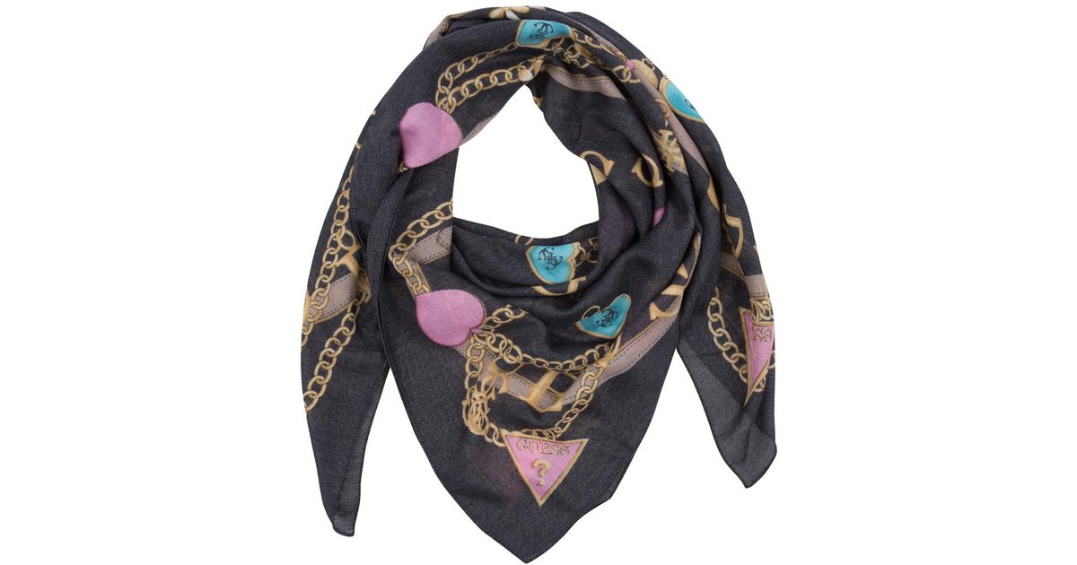 Lyst - Guess Scarf in Black