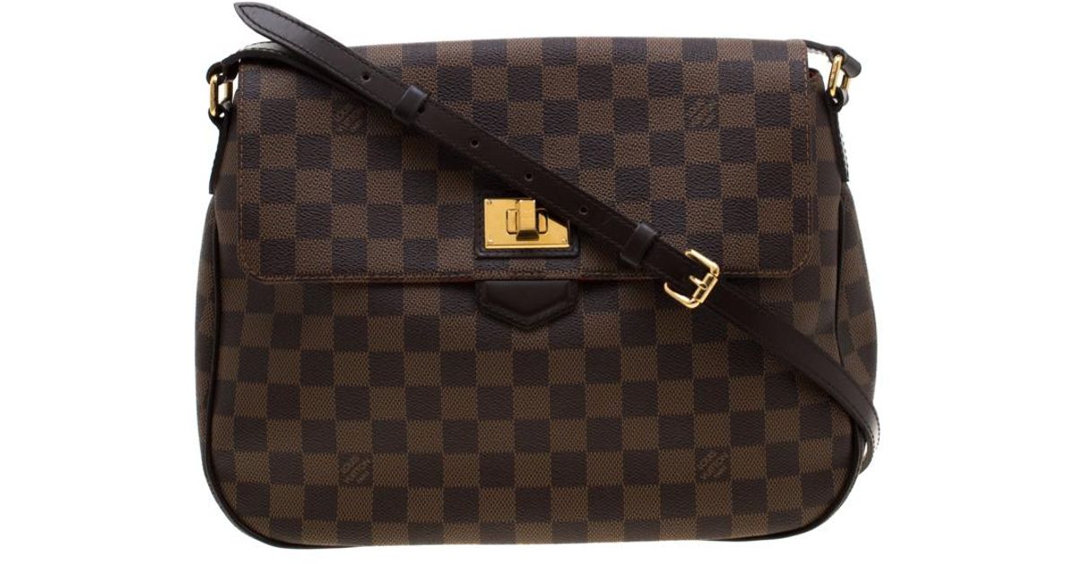 Louis Vuitton Damier Ebene Canvas Besace Rosebery Bag in Brown - Lyst