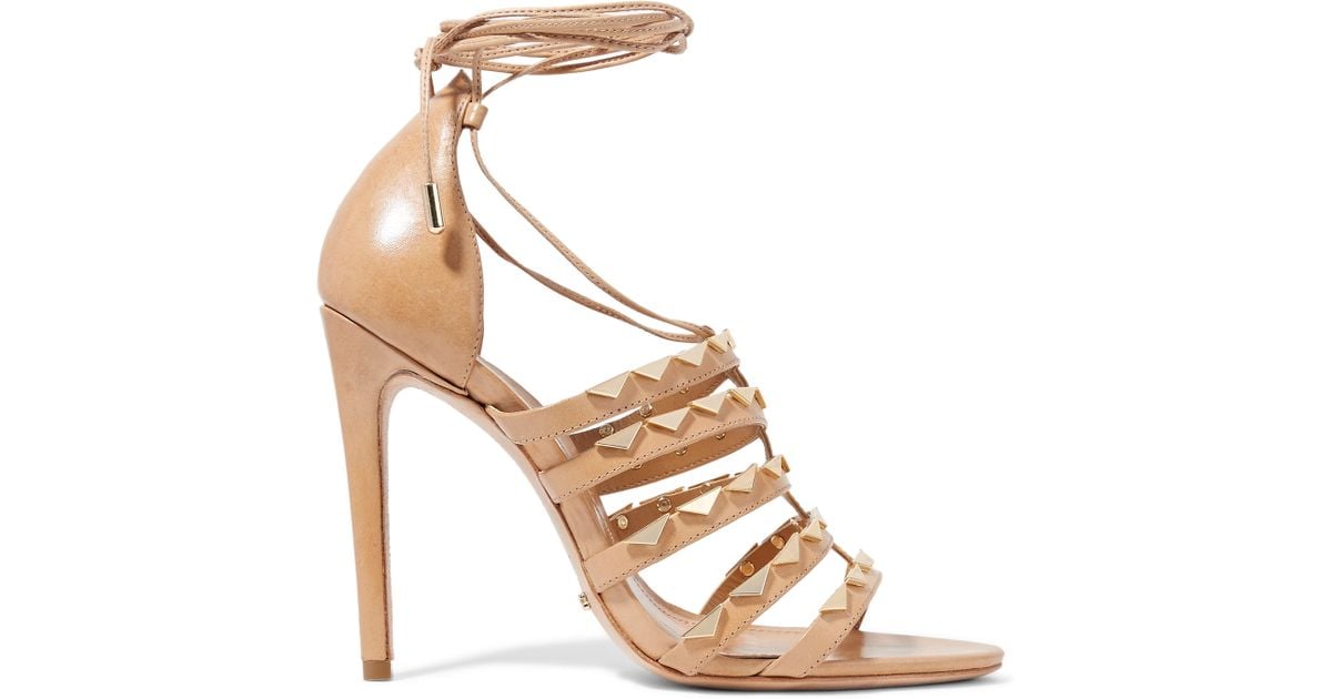 schutz embellished sandals