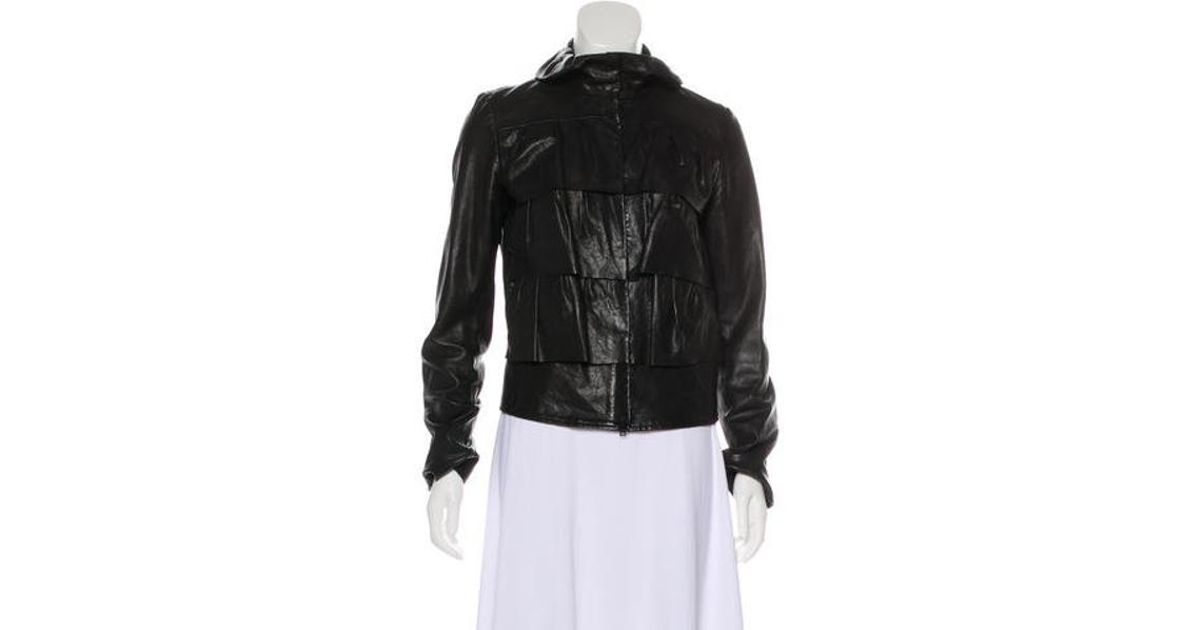 Diane Von Furstenberg Natural Cupcake Er Jacket Black Lyst