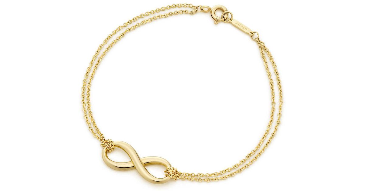 Tiffany Co Infinity Bracelet In 18k Gold Metallic Lyst