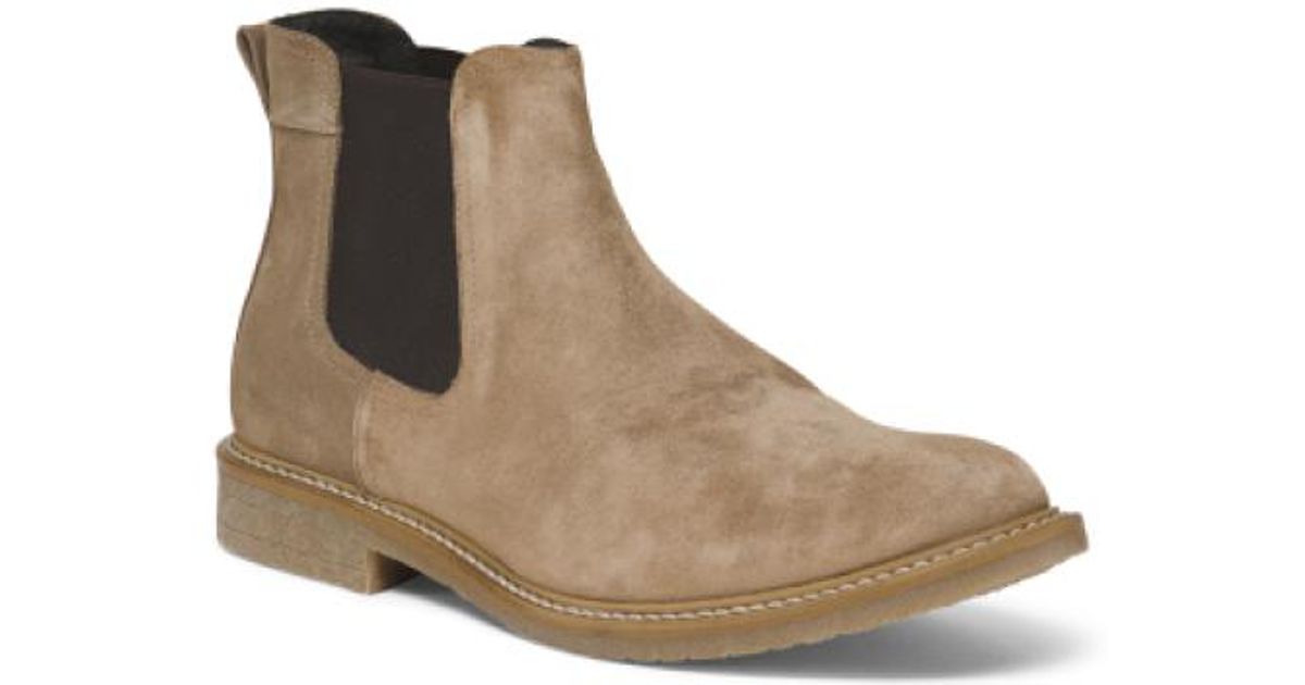 Lyst - Tj Maxx Men's Made In Italy Suede Boots in Brown for Men