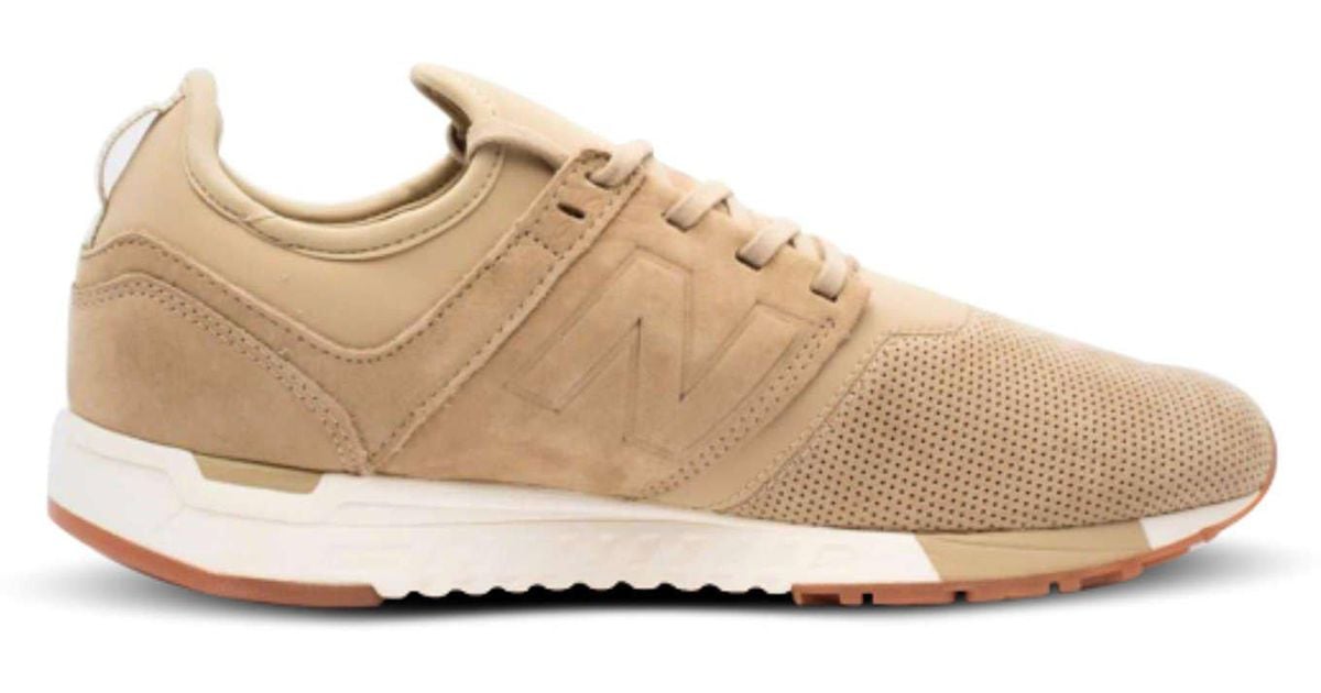 New Balance Green 247 Luxe Sneaker In Hemp for men New Balance Green 247 Luxe Sneaker In Hemp for men