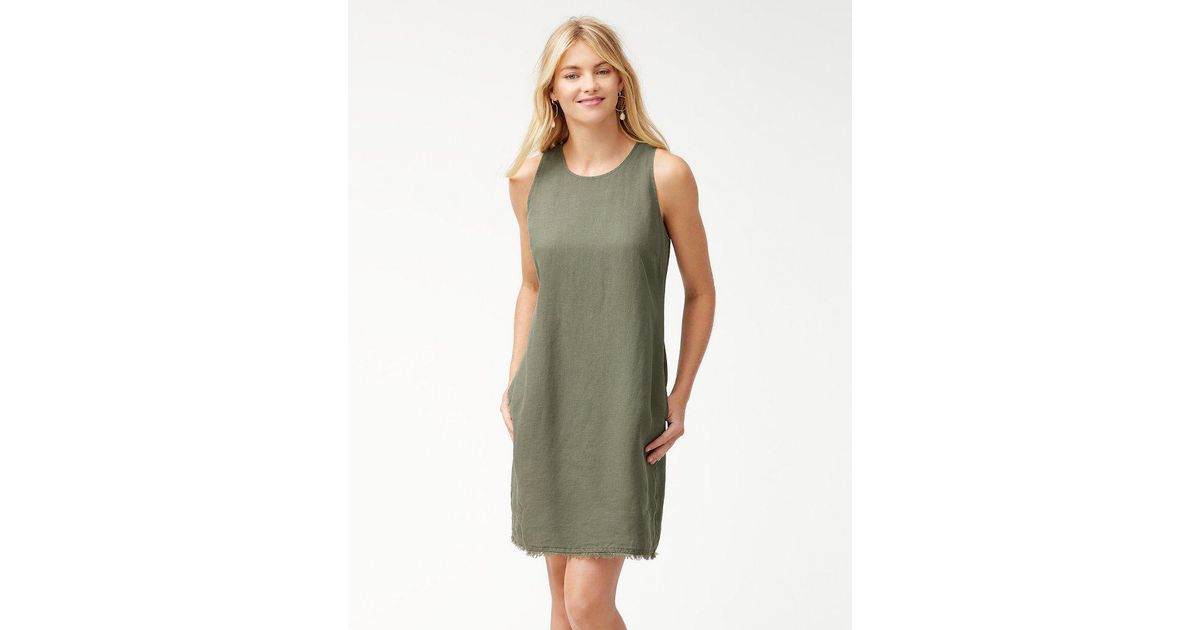Linen Sheath Dress for Tea