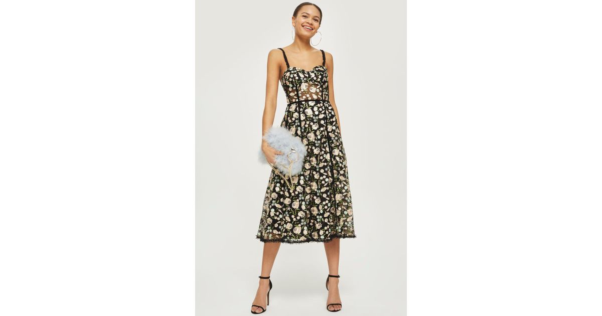 topshop corset dress