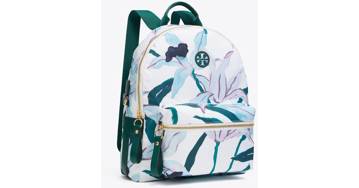 tory burch tilda printed backpack