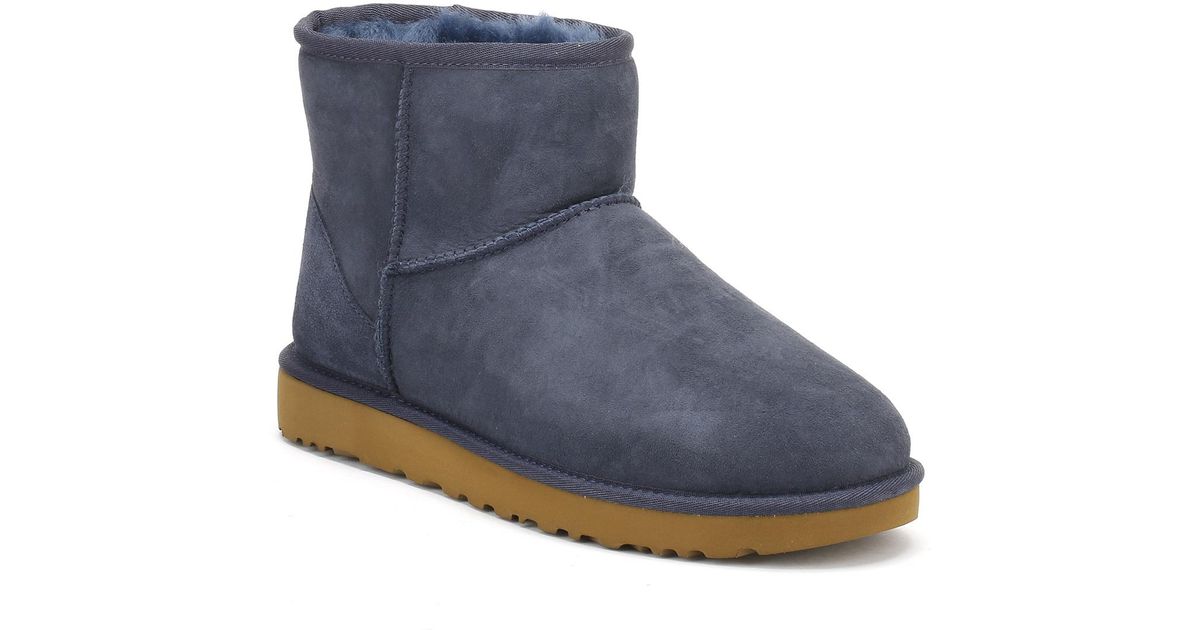 navy mini ugg boots