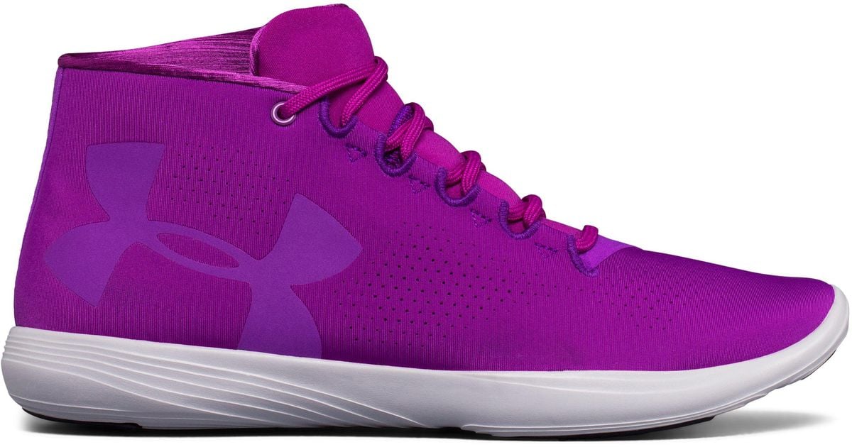 Under Armour Street Precision Mid Women's Training Shoes Purple Under Armour Street Precision Mid Women's Training Shoes Purple