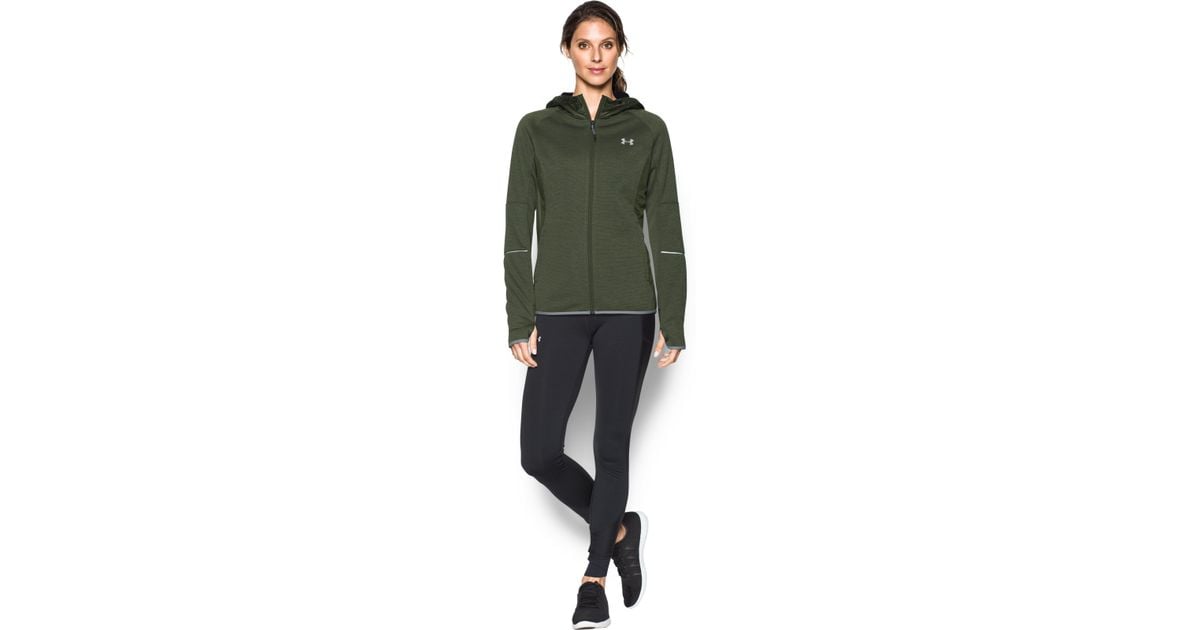 under armour swacket green women