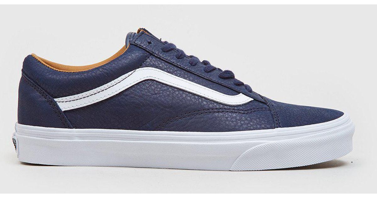 vans old skool blue leather vans old skool blue leather