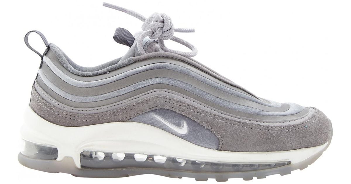 Lyst Nike Air Max Cloth Trainers in Gray Nike Air Max 97 Ultra '17 Lux Trainers in Gray Lyst