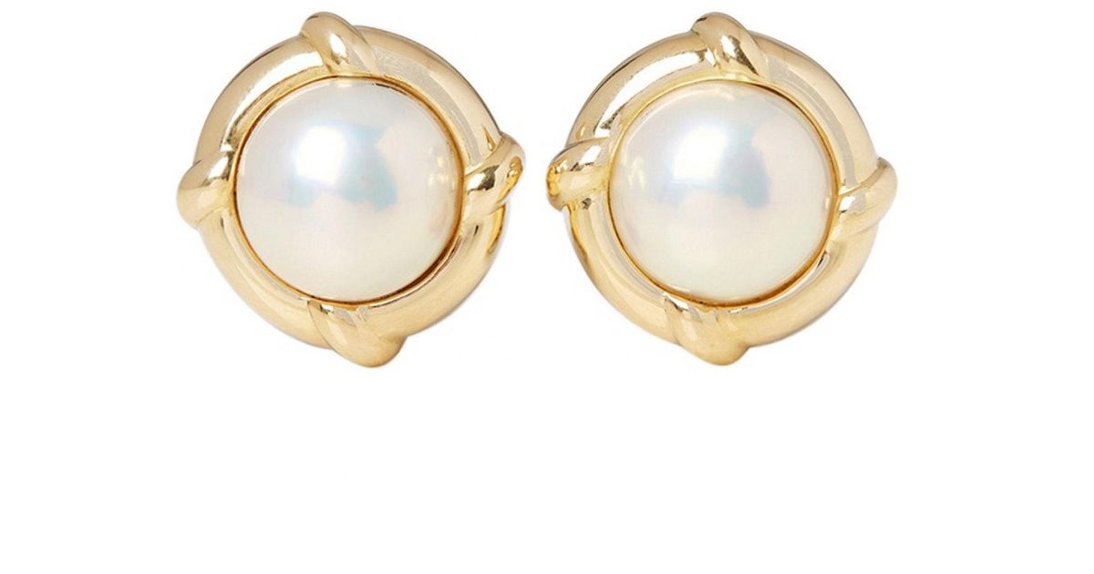 Tiffany Co Yellow Pearls Earrings Tiffany Co Yellow Pearls Earrings