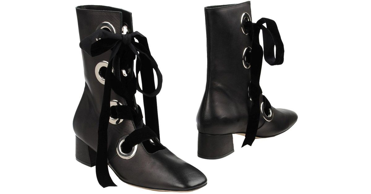 Lyst - Miista Ankle Boots in Black