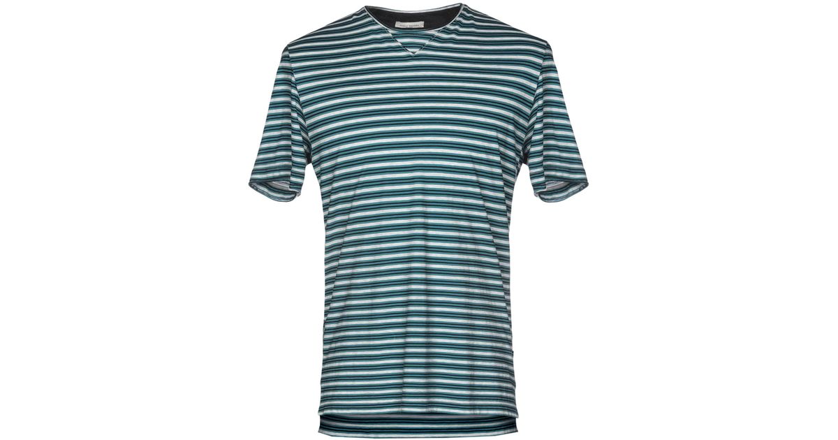 Paolo Pecora Cotton T-shirt in Green for Men - Lyst