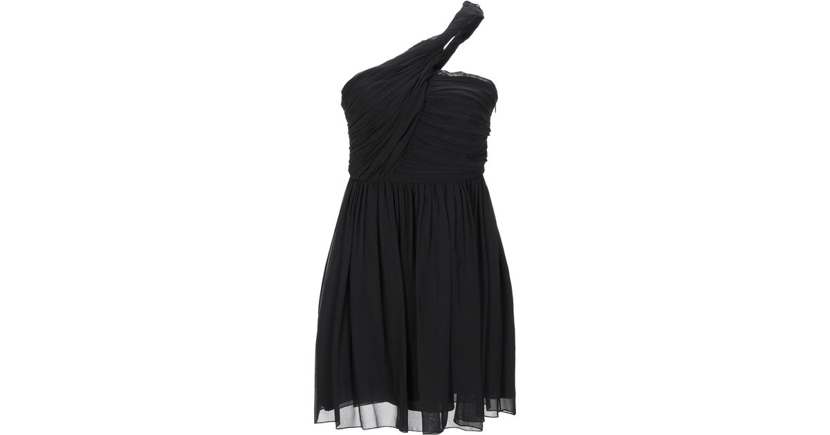 Carla G Short Dress in Black - Lyst