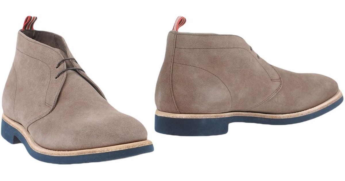 Green george Ankle Boots in Natural | Lyst