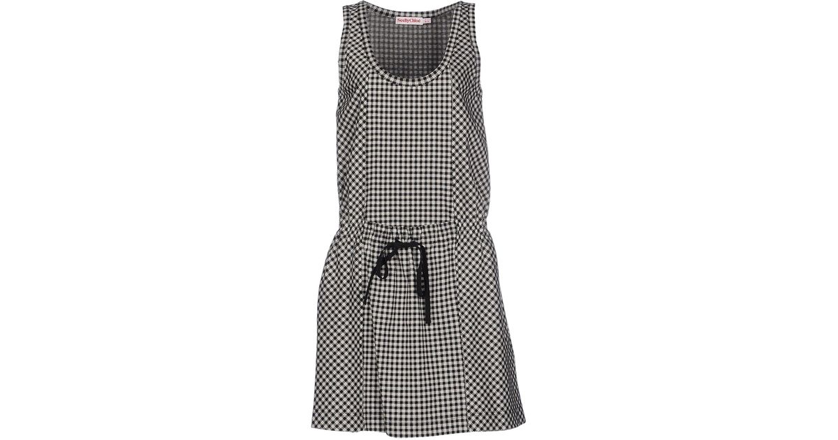 see by chloe dress black