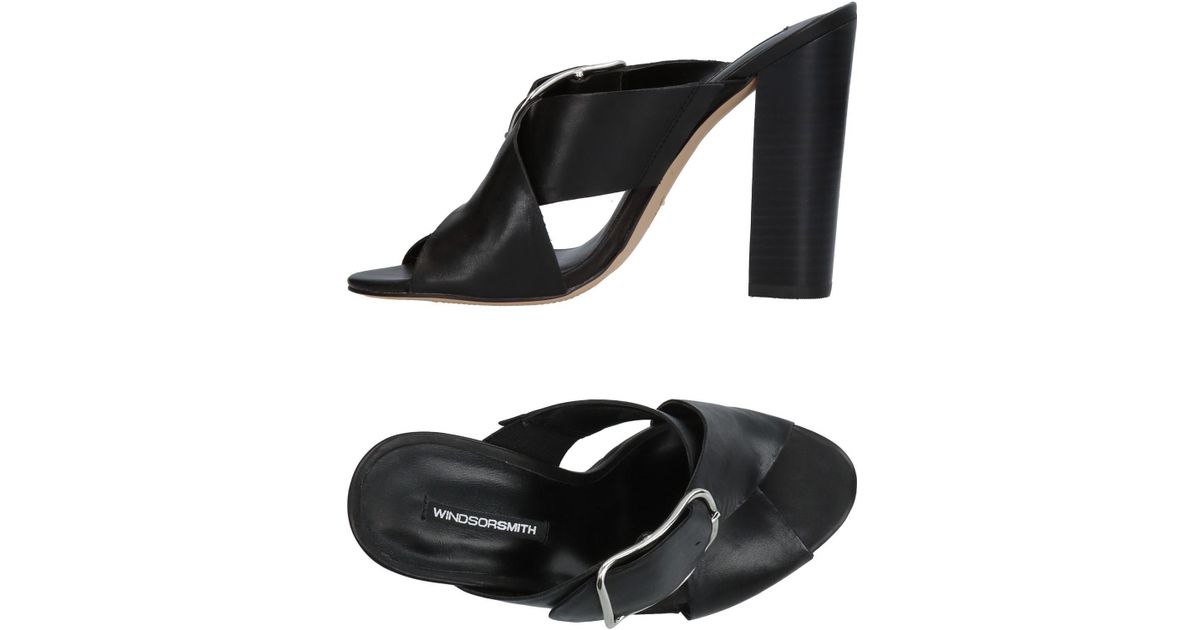 Windsor Smith Coloris Sandales En Black 5RjL43A