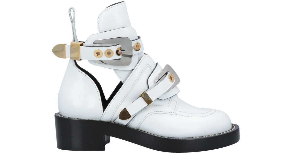 balenciaga bottes blanche