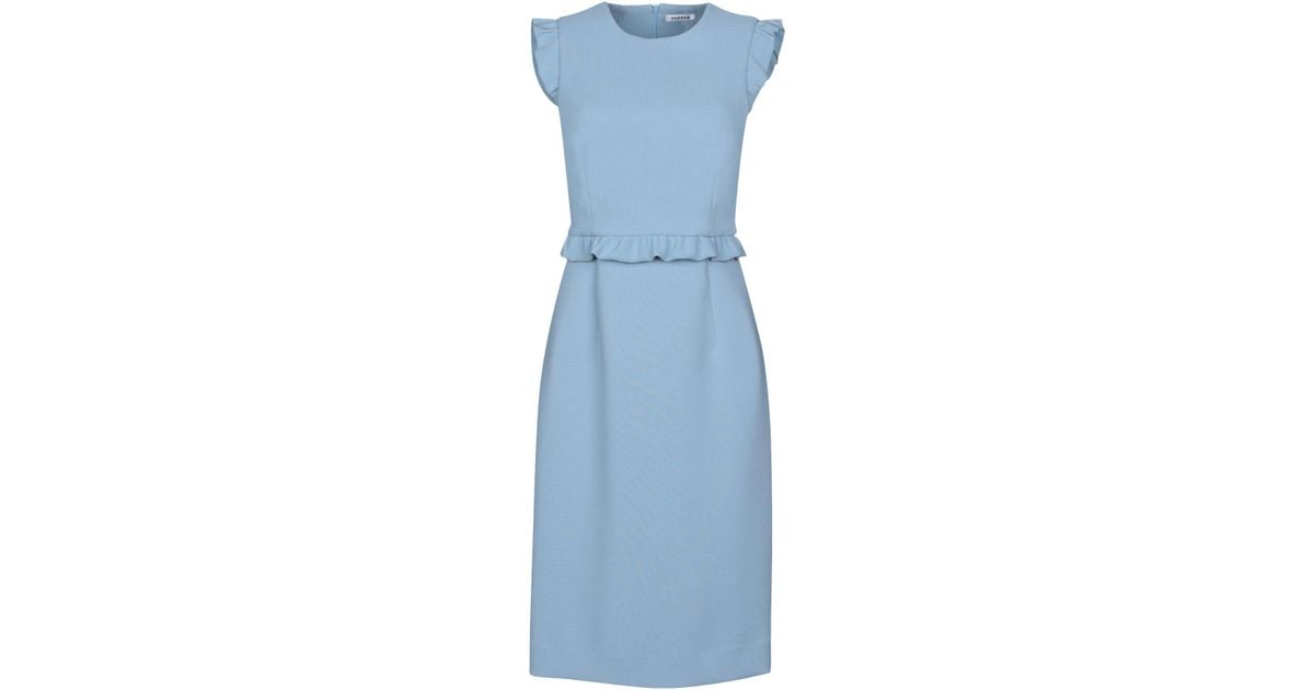 P.A.R.O.S.H. Synthetic Knee-length Dress in Sky Blue (Blue) - Lyst