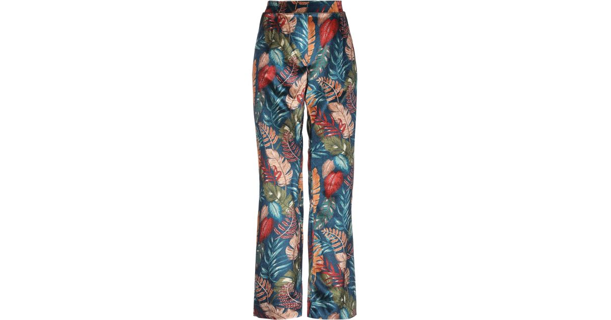 Nathalie Vleeschouwer Synthetic Casual Pants in Blue - Lyst