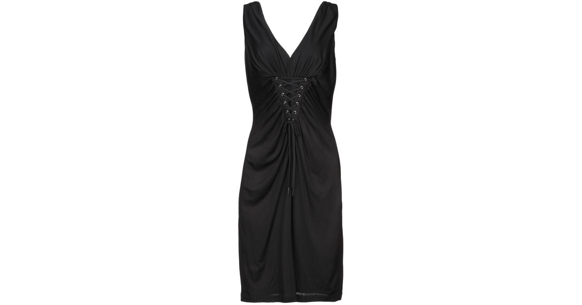 Moschino Synthetic Short Dress in Black - Lyst