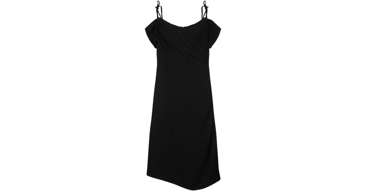 Boutique Moschino Kneelength Dress in Black Lyst